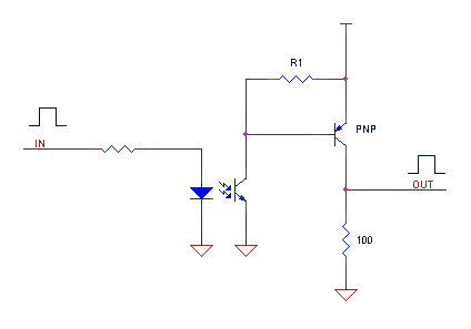 PNP Transistor used to speed up an optoisolator