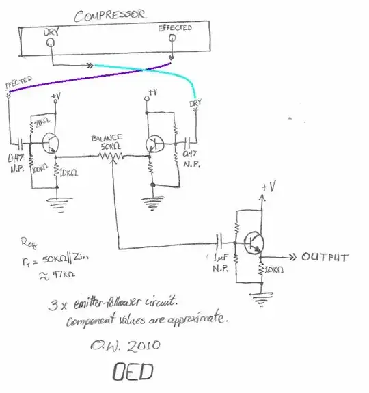 "Tube Screamer" input stage