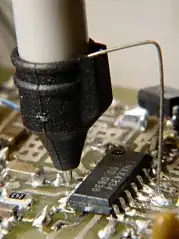 Here is a photo of how I have the circuit connected