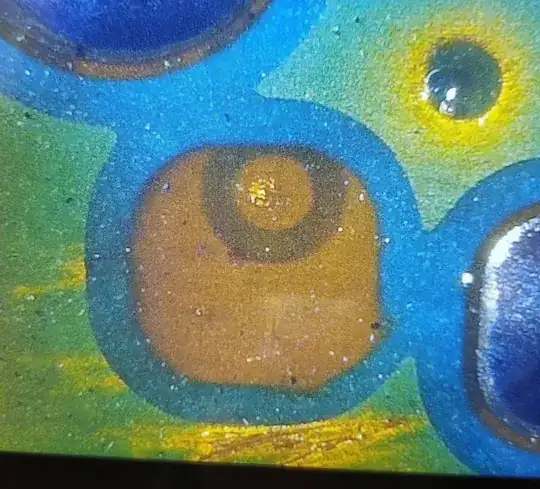 zoom on potential via in pad