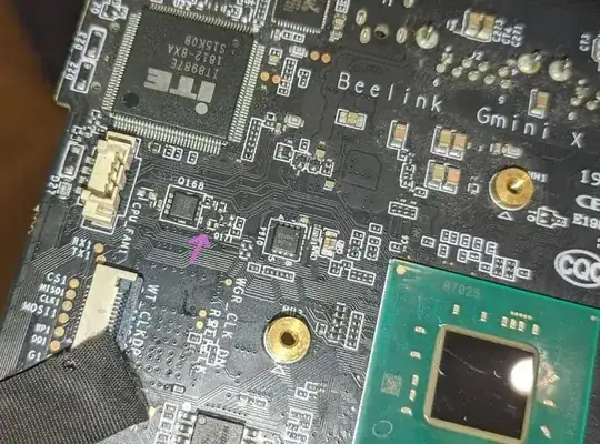 Removed capacitor