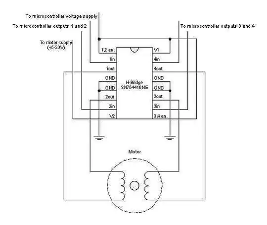 LM4250 example circuit
