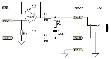 balanced line driver schematic