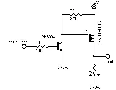 Fan Connected, Parallel Cap, Series Resistor
