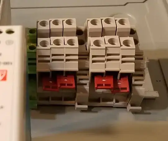 daisy chaining 2-gang terminal blocks