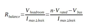 General Balance Resistor Formula