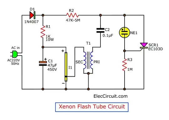 xenon flash circuit