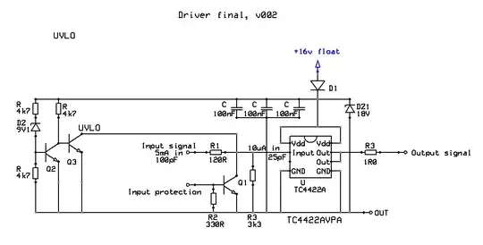 This is the driver for two transistors, MOS or SYNCH MOS, identical