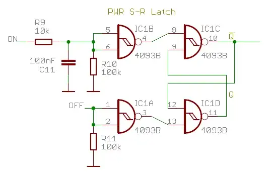 on off controller latch flipflop