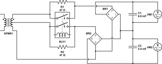 Schematic of debug board