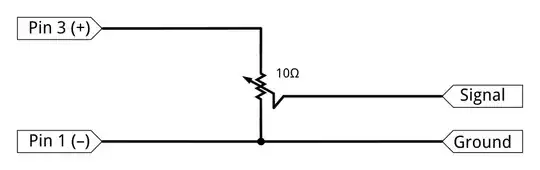 simplified schematic of the line level output
