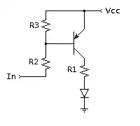 RTL PNP Inverting LED Driver