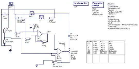 Failing circuit diagram