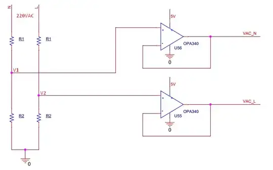 AC voltage ensing circuit