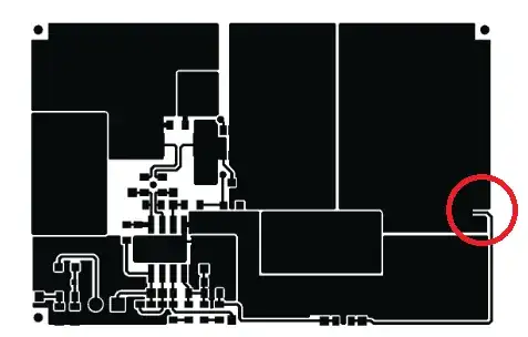 Top Copper from TPS40200 evaluation module