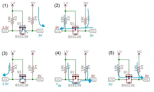 MOSFET Level Shifter Diagram