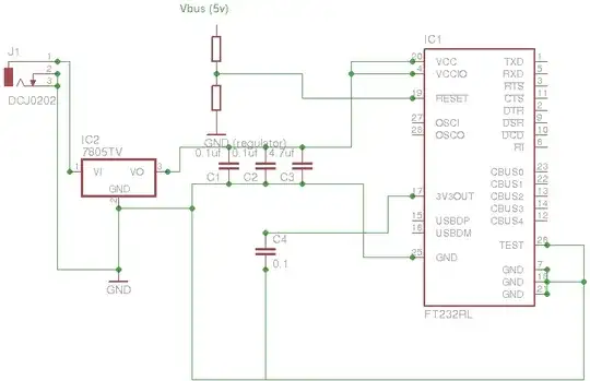 two images of the LED