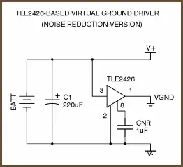 Voltage diagram - differential mode