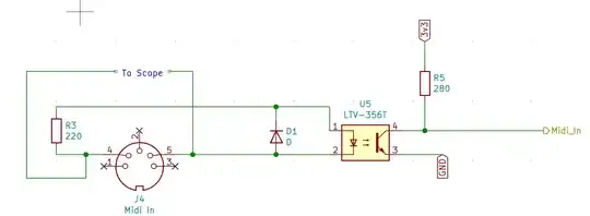 MIDI In Circuit