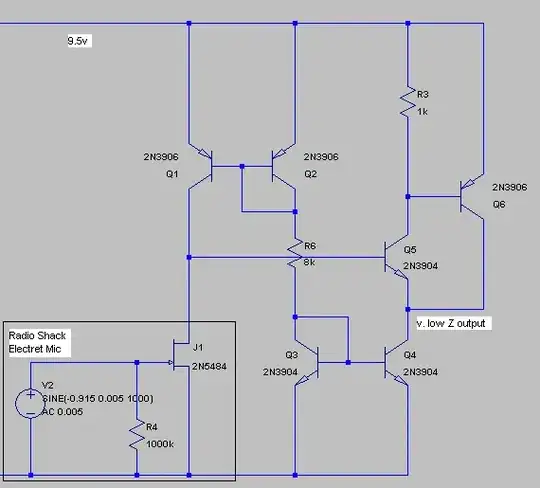 electret microphone preamp circuit