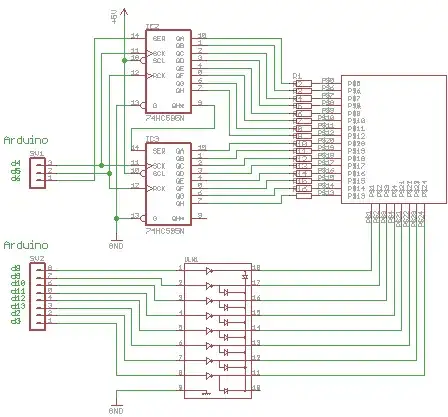 LED matrix schematic