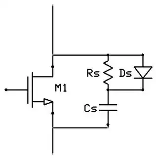 RCD snubber