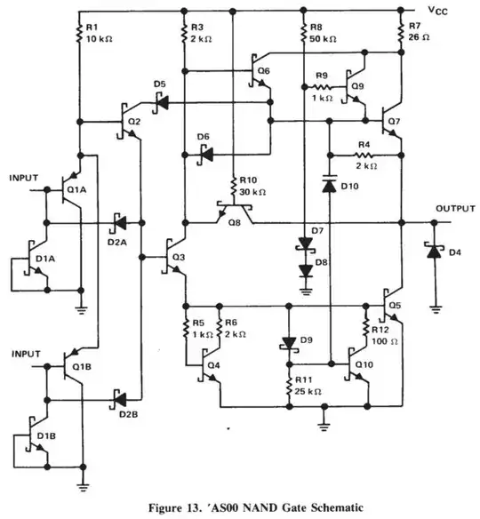 74AS00 Schematic