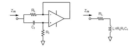 simulated inductor