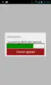 Upload progress