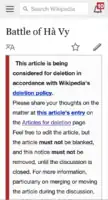 Very long text on mobile article notice