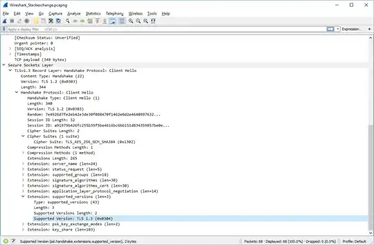 Wireshark supported versions