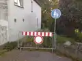 Fußgänger dürfen immer noch durch