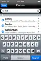 Places Database in the <2GB Germany Application.