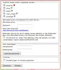 Preferences window