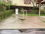 A place to emptying the toilets. Felletin, France.
