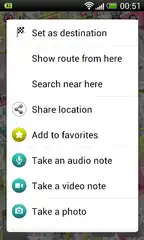 Target menu