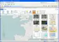 Screenshot of ArcGIS Explorer Online (requires Microsoft Silverlight)