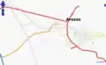 La zona di Arezzo interessata da modifiche durante il mapping party