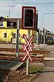Newer variant in Austria: first the lower yellow light as announcement