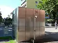 Basel - recreational seasonal shower in the park