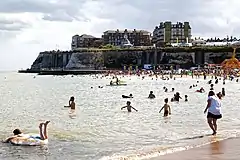 One example for Feature : Swimming and bathing