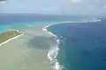 The coast of Bikini Atoll