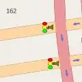 BlindMap. Pedestrian traffic signals with sound