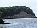 Calvert Cliffs along Chesapeake Bay in Maryland, United States
