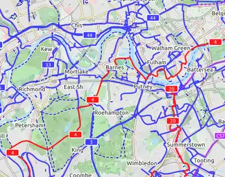 Bicycle map OpenCycleMap.org