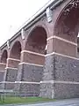 Leubnitzviadukt, Ziegelbau von 1845