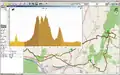 Click on map button moves chart to separate window.