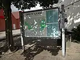 Information board in Gram, DK (2016)