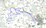 Cross-Country Skiing Map