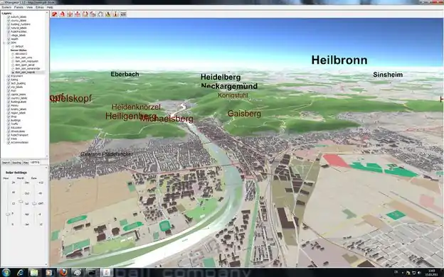 alps terrain OSM-3D.org
